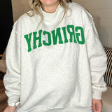 Grinch + Naughty Reversible Mock Neck Sweatshirt