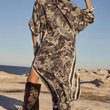 {Spell} Volcano Goddess Kaftan - Liquorice