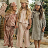 Ruffle Pajamas || Candy Cane Stripe