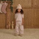 Ruffle Pajamas || Candy Cane Stripe