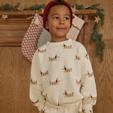 Relaxed Sweatshirt || Christmas Dogs