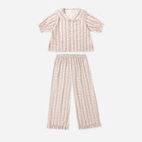 Ruffle Pajamas || Candy Cane Stripe