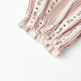 Ruffle Pajamas || Candy Cane Stripe