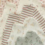 Organic Long Sleeve Pajama Set || Trees