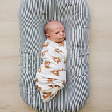 Teddy Bear Swaddle Blanket