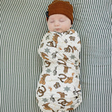 Outlaw Cowboy Ribbed Bamboo Stretch Swaddle
