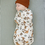 Outlaw Cowboy Ribbed Bamboo Stretch Swaddle