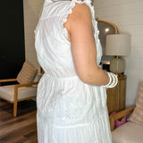 Paris Dress - White - FREE TASHA SCARF WITH PURCHASE