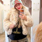 Leopard Faux Fur Coat