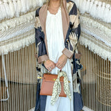 Birds Of A Feather Kimono - Navy