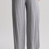 Ultra Soft Jersey Curved Hem Cropped Pant - Dark Heathered Gray