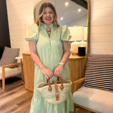Charlestons Best Gingham Maxi Dress