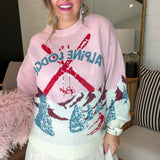 Alpine Lodge Sweater - Pink