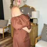 {Caroline Constas} Reyna Tie Front Column Dress