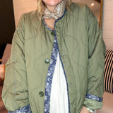 Bandana Babe Quilted Liner Jacket - Olive