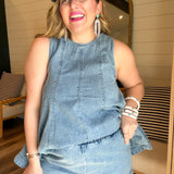 Summer Breeze Denim Top