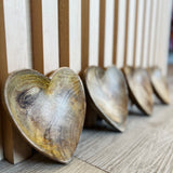 Wooden Heart Novelty Trays