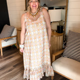 Clara High Lo Dress - Multi