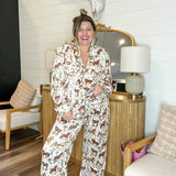 {MUMU} Classic PJ Set - Country Horses Jersey