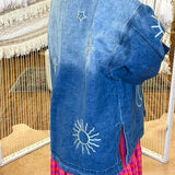I Saw the Sun Denim Star Jacket