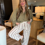 Palm Springs Parachute Pants - Beige