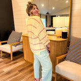 Lemon Twist + Lavender Latte Sweater