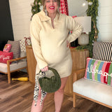 Sophisticated Polo
Sweater Dress - Alpaca