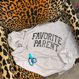 Favorite Parent Sweatshirt - Ash + Black