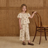 Wide Leg Pants - Bows