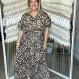 Leopard Lane Midi Skirt