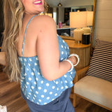 Denim Daze Polka Dot Tank