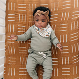 Harvest Floral Muslin Bib