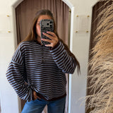 Half Piper Cardigan - Dark Blue