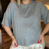 Ultra Soft Jersey Short Sleeve - Dark Heather Grey