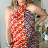 Lane Split Mini Dress