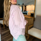 Rosie Striped Button Up Shirt