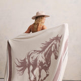 CozyChic Stallion Throw Blanket