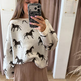 Autumn Chill Sweater Skirt - Taupe
