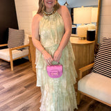 Secret Garden Ruffle Maxi Dress