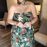 Tinsley Tube Maxi Dress - Jungle Mirage