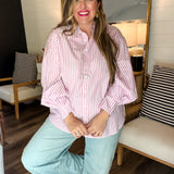 Rosie Striped Button Up Shirt