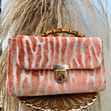Coral Bamboo Handbag