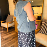 Rhinestone Cowgirl Denim Vest