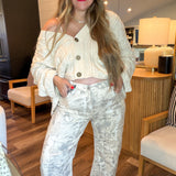 Counting On Camo Barrel Leg Pants