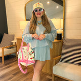 Summer Skort Set - Blue
