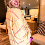 Lemon Twist + Lavender Latte Sweater