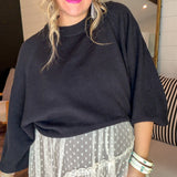 Your Favorite Little Sweater Top - Black