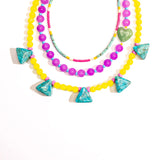 Jade Heart Purple Necklace