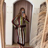 European Fringe Stripe Set
