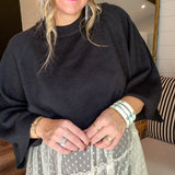 Your Favorite Little Sweater Top - Black